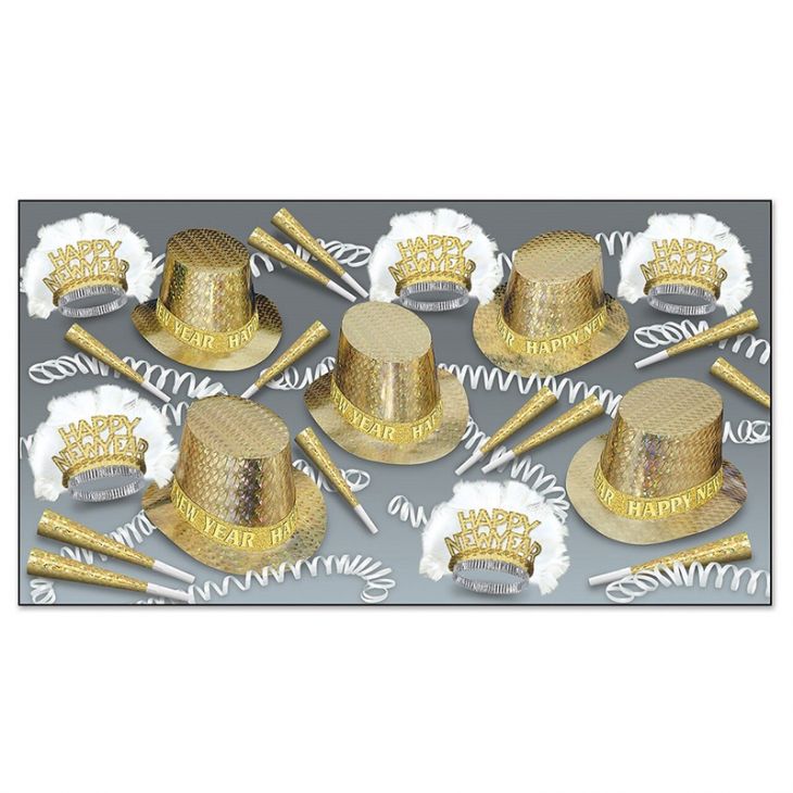 Party Kit: New Year's Eve Topaz Collection Assortment for 50 main image